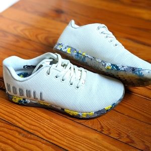 NOBULL CrossFit sneakers, white, women's size 7.5, men's size 6